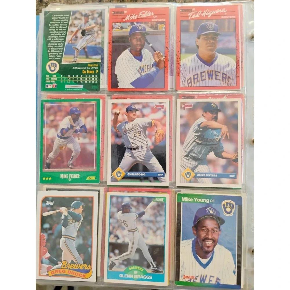 90's Baseball Card Lot 300+ Topps DonRuss Score Select Jose Conseco And More